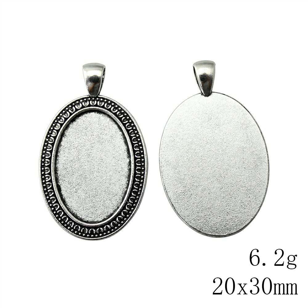 Christmas Decorations Accessories For Making Jewelry Oval Glass Cabochon Base Setting Tray Accessories Parts Ornaments For Home Accessory Parts