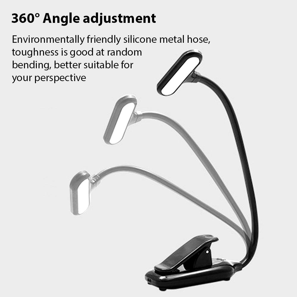 Notenpultleuchte LED Notenpultleuchte mit Klemme Professionelle Notenpultleuchte 3 Helligkeitsmodi