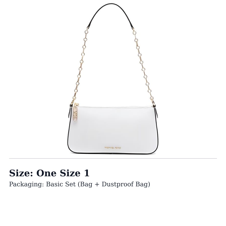 Michael Kors Leather Handbag, Shoulder Bag Regular Women's White 32H3G8EW6L-085
