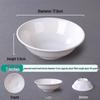 White Melamine Imitation Porcelain Bowls