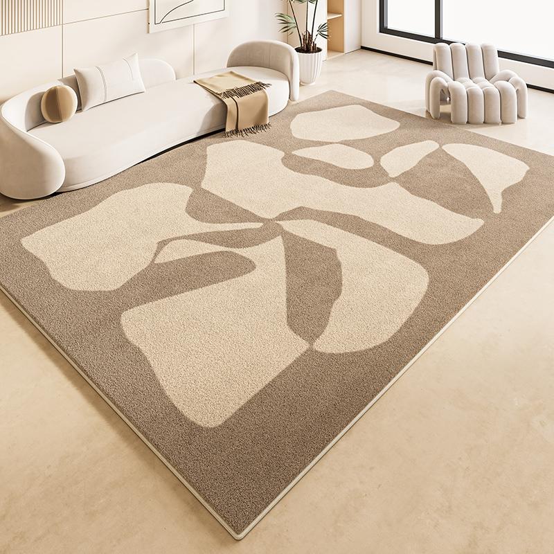 Minimalist Line Living Room Decoration Plush Carpet French Style Rugs for Bedroom Home Washable Lounge Rug Fluffy Soft Floor Mat