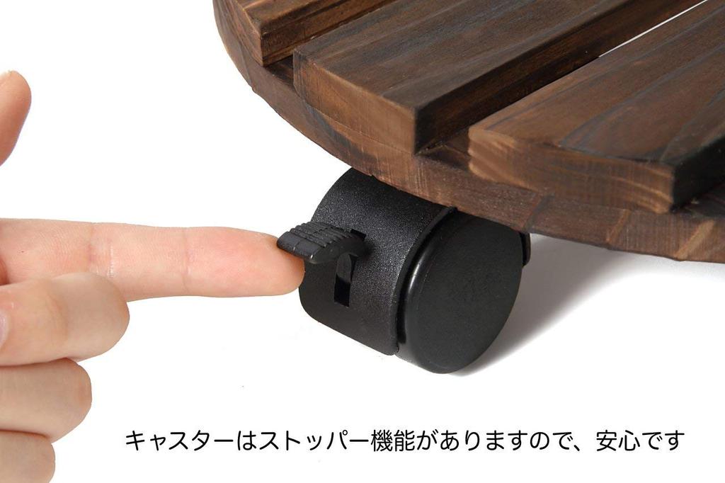 Diameter 30CM Wooden Movable Flower Stand Flower Pot Stand Pot Stand Kitchen Stand Flower Stand Pot Holder Plate Floor Protection Easy To Clean Easy