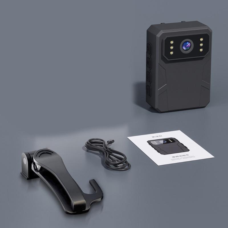 4K Mini Camera Body Worn Camera With 2inch IPS Screen Wearable Portable Body Camera Polices Recorder Thumb Action Camera