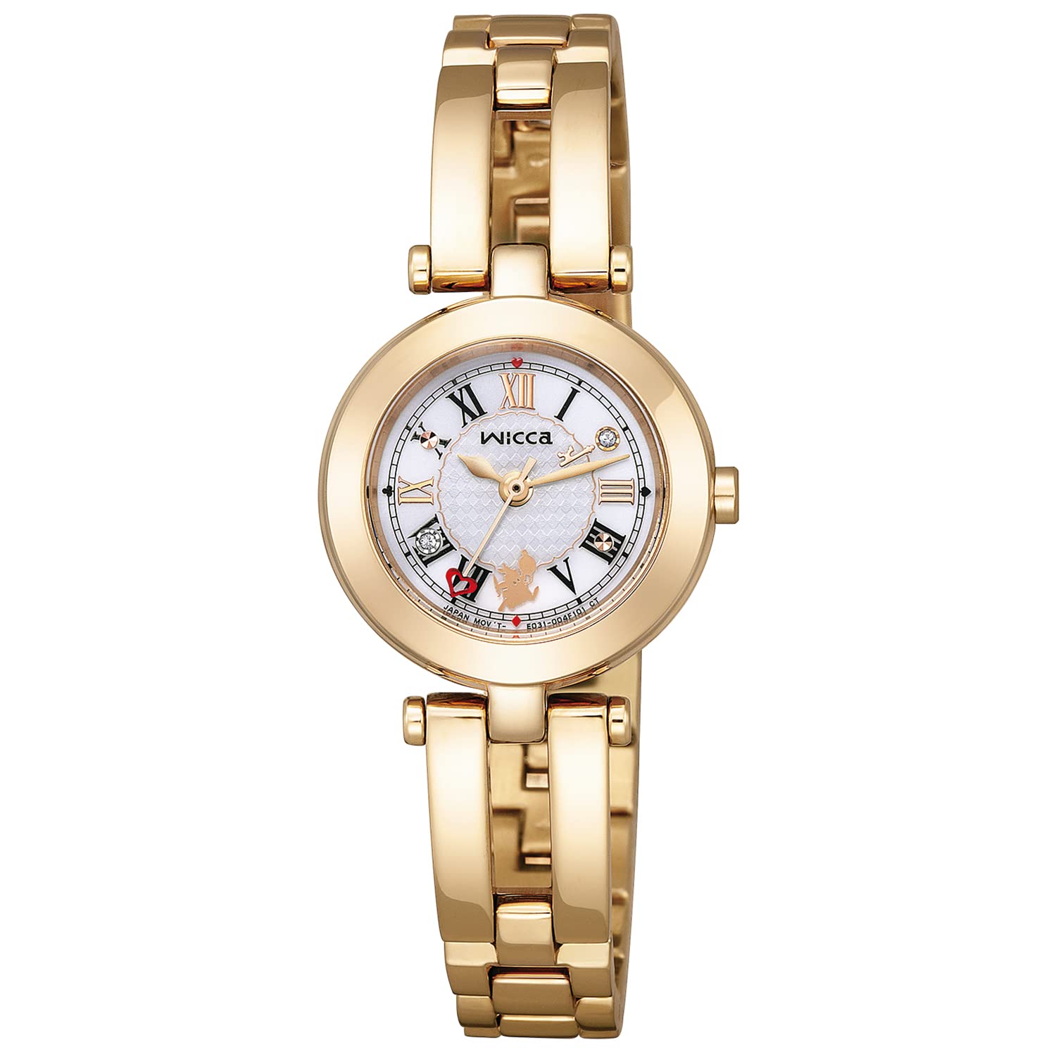 

Годинник Wiccan in Limited Solartech Gold [Citizen] Alice Wonderland KP5-221-11 жіночий