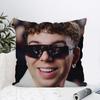 1PC New Album Buenas Noches Quevedo Pillow Case Sofa Decorative Home Double-sided Printing Short Plush Cute Cushion Cover