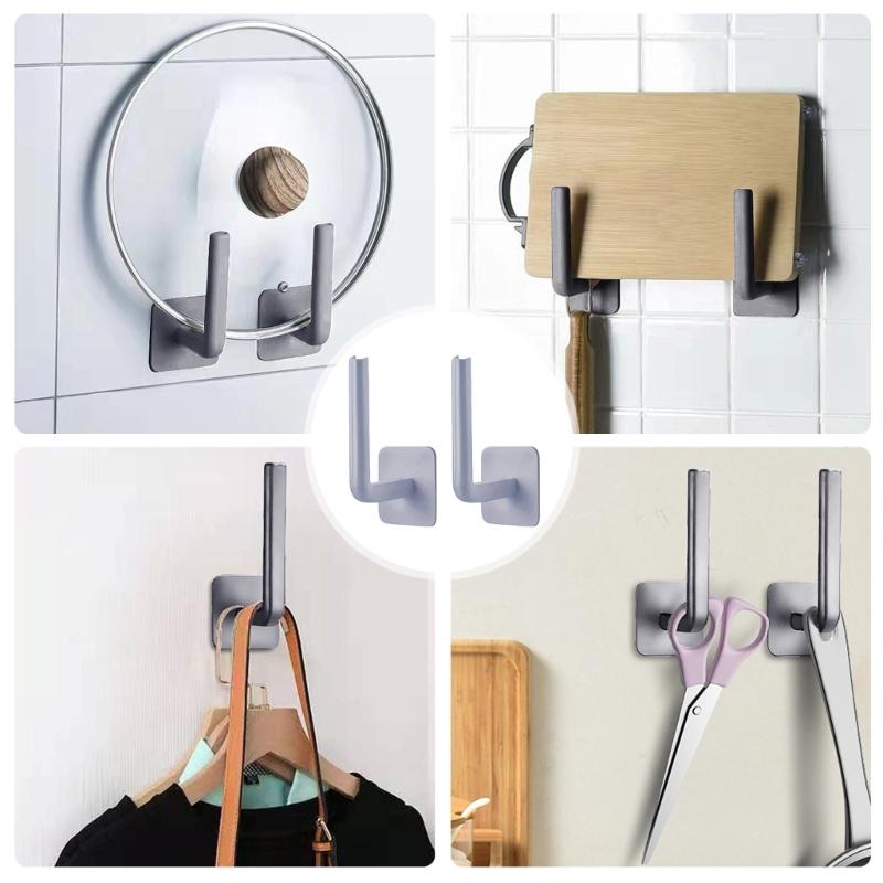Baseball Caps Holders L Shape Hat Hangers Strong Adhesive Hat Rack Organizers Wall Mounted Cloth Hanger Easy To Install