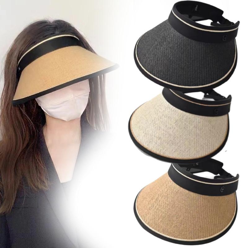 Summer Women's Wide Brim Straw Sun Hat For Uv Protection Stylish And Adjustable