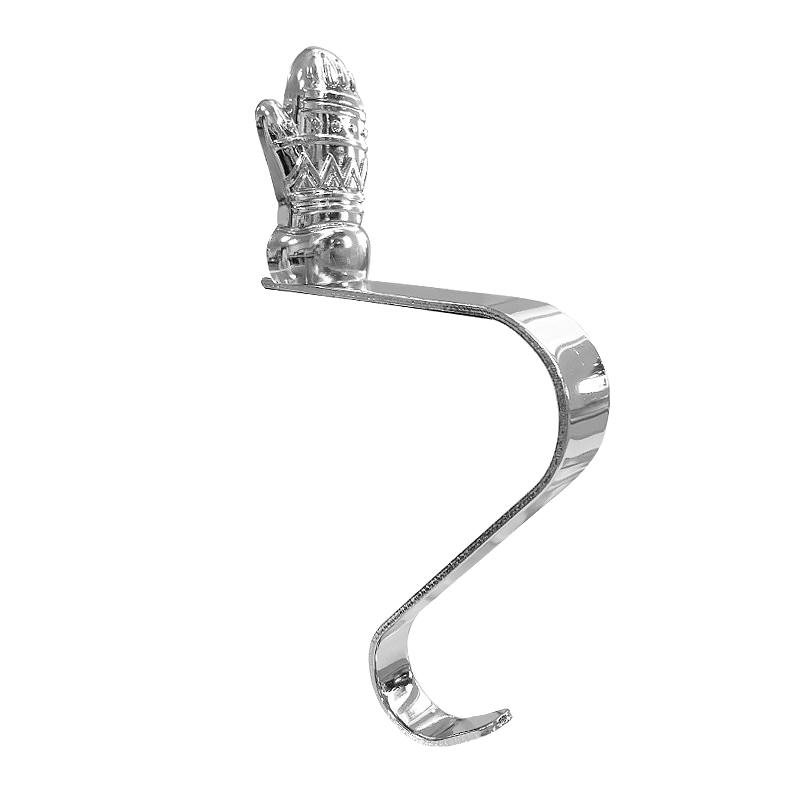 

1 шт. Снежинка Дерево Эльф Рождественский подарок Металл Домашний Камин Крючок Гостиная Домашнее украшение Кухня серебряный