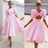 Abiti eleganti per abiti da donna Abito estivo sexy senza schienale Abito da cerimonia nuziale per la moda Abito da donna Femme Vestido