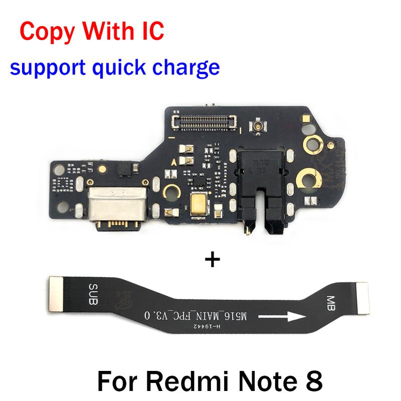 Xiaomi Redmi Note 10 Pro 10s 11 11s Pro 4G 5G için Test Edildi USB Şarj Portu Dock Kartı Konektörü Ana FPC Anakart Esnek Kablo