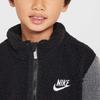 Nike Jacket With Stand Collar Comfortable Soft Kids jackets Black HQ7432-010