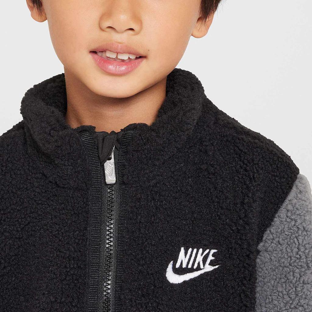 Nike Jacket With Stand Collar Comfortable Soft Kids jackets Black HQ7432-010