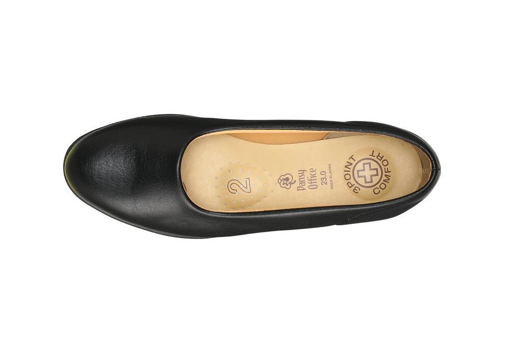 Pansy 4060 Office Stretch Size Black Shoes, Lightweight, Material, 23.5cm,
