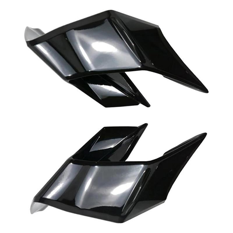 For Yamaha YZF R1 R1M 2015-2023 2024 Motorcycle Winglet Aerodynamic Wing Kit Spoiler Black Moto Fairing Side Winglets Left Right