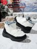 Womens Plus Size Winter Waterproof Snow Boots Non Slip Warm Plush Lined Outdoor Cold Weather Cotton Footwear