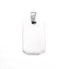 Wholesale 6pcs/lot Stainless Steel Octagon ID Blank Dog Tags Charm Military Army Pendant For Necklace Jewelry