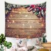 Christmas Snowman Magic Tapestry New Year Bedroom Wall Hanging Home Decor Bohemian Decorative Hippie Printed Sheet Background