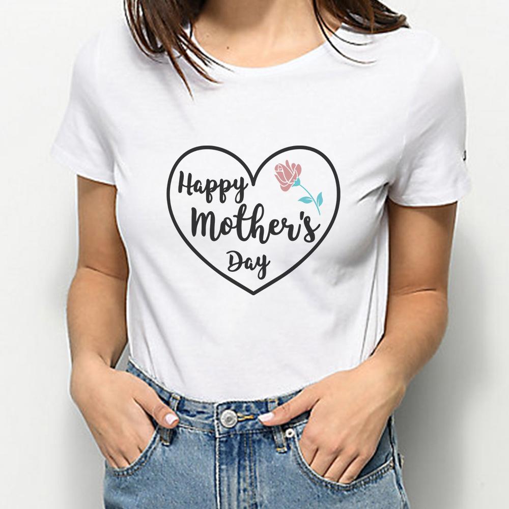 Women S Summer Shirt Happy Mother S Day Letter T Shirt Give Yourself A Gift O