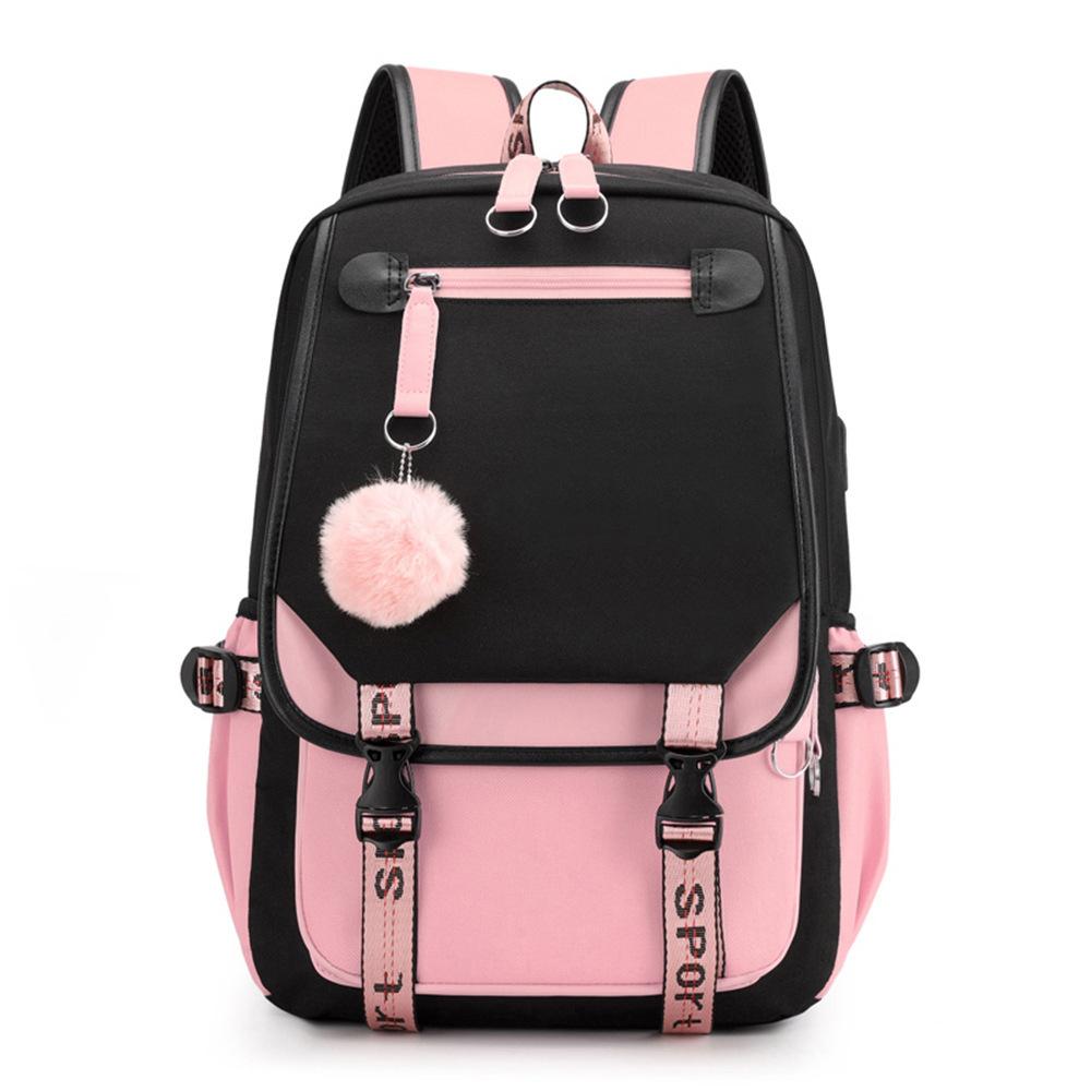 Backpack School Bag Primary School Students Junior High School Students College Students Campus Backpack