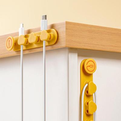 Kabel Organizer Management Draadhouder Flexibele USB Kabel Wikkelaar Netjes Siliconen Clips Voor Muis Toetsenbord Oortelefoon Beschermer