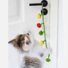 Durable Tomato Shaped Cat Teaser Toy with Bell Interactive Self-Play Toy for Boredom Relief Essential Pet Supplies for Cats