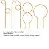 4Pcs Plant Climbing Rack Sturdy Good Ventilating Metal Indoor Outdoor Potted Plants Flower Support Holder Daily