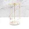 Stylish Round Based Jewelry Organizer Display Stand for Rings Necklaces Earrings Women Accessories Storage Organizer