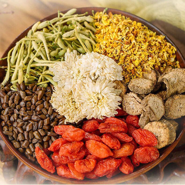 Chrysanthemum Cassia Seed Honeysuckle Wolfberry Eye Protection Tea Box