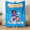 Steven Universo Print Flannel Blanket High Quality Warm Comfortable Cover for All Seasons Perfect for Gifts Home Decor