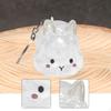 Collector Keyring for Pet Lovers Hair Holder Memorial Storage Box