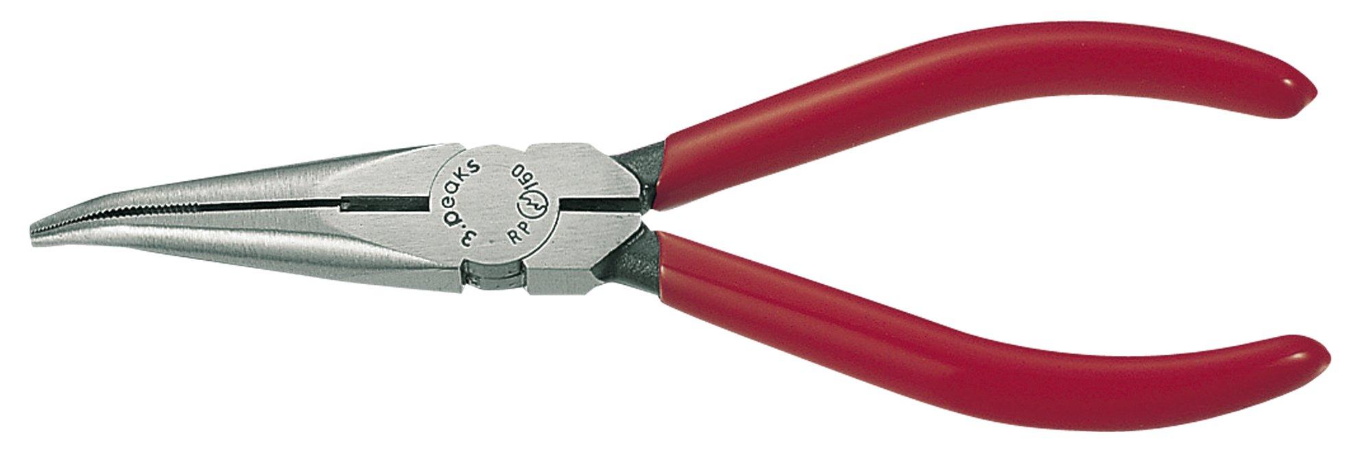 

Three Peaks Giken Bent Nose 3.peaks Pliers, 150mm, RP-150BG