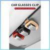Auto Logo Car Eyeglass Holder Glasses Storage Clip Accessories For Opel Astra H G J Insignia Mokka Zafira Corsa Vectra B C D