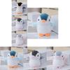 Charming Fluffy Penguin Plush Keychain Cozy Pp Cotton Filled Collectible Gift