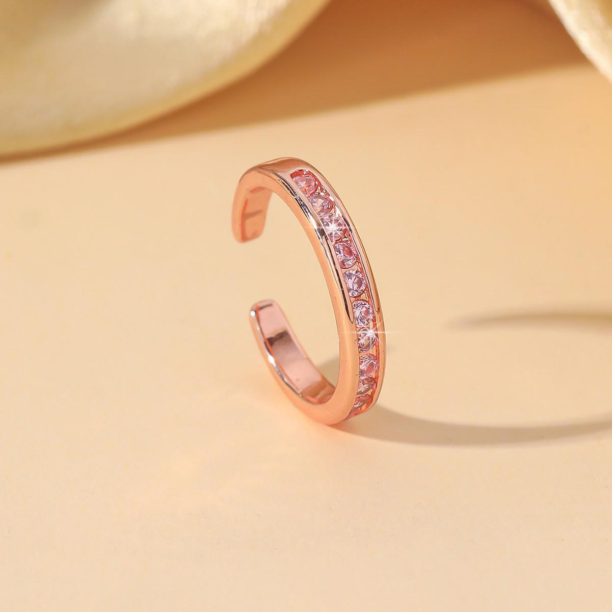 

Роскошное кольцо на палец ноги Coco Style с инкрустацией цирконами высокого класса для женщин