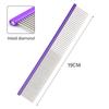 Light Aluminum Pet Comb 6 Colors Optional Professional Dog Grooming Comb Puppy Cleaning Hair Trimmer Brush Pet Accessories