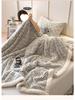 G5Z Warme Winter-Doppelseitige Fleecedecke mit Verdicktem Milchvelours und Lammwolle