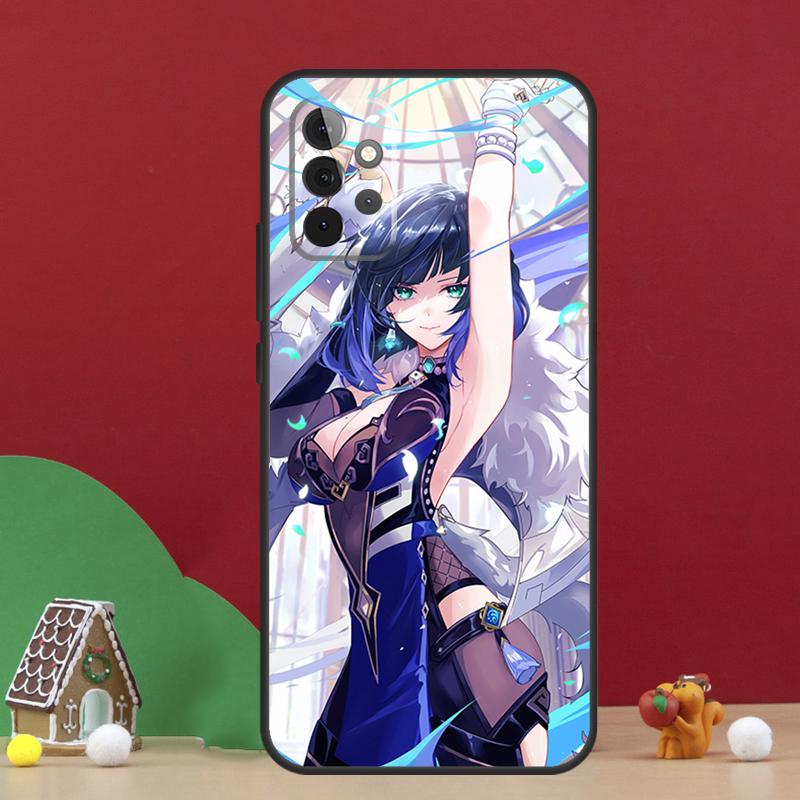 Genshin Impact Yelan Case For Samsung Galaxy A55 A52 A32 A12 A33 A06 A16 A26 A36 A56 A15 A53 A13 A34 A54 A14 A17