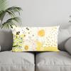 Home Decor Sunflowers & Bees Pillow Cover Suitable For Sofa Bedroom Car Pillow Cover Cushion Rectangular Back Cushion