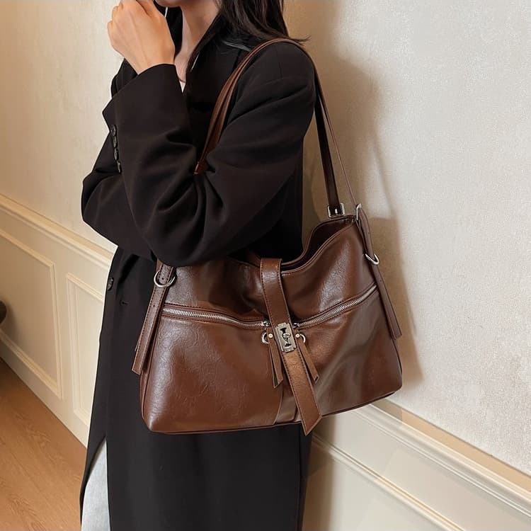 Neue Damen Vintage Unterarmtasche mit großer Kapazität Tragetasche