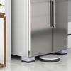 4Pcs Furniture Risers Shock Absorbing Anti-slip Heavy Duty Bed Desk Cabinet Sofa Chair Legs Refrigerator Dryer Washing Machine L-Shaped Lift Riser