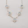 Milky Opal Gemstone Silver Necklace, 925 Sterling Silver Handmade Women Necklace, White Opal Jewelry For Women RN-2-22