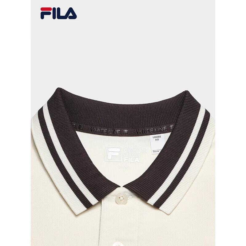 FILA Men's Knitted Short Sleeve Polo Shirt