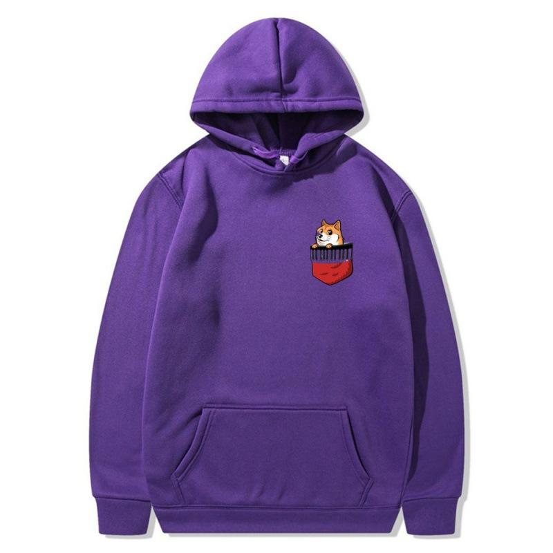 2025 trendy new pocket dog sweater spring and autumn men's and women's jackets street trendy hip-hop singer hoodie