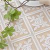 Luxurys Sheer Lace Tablecloth Stains Resistant Table Runner Easy cleaning Surfaces Perfect For Coffee Tables Bedside Cabinets
