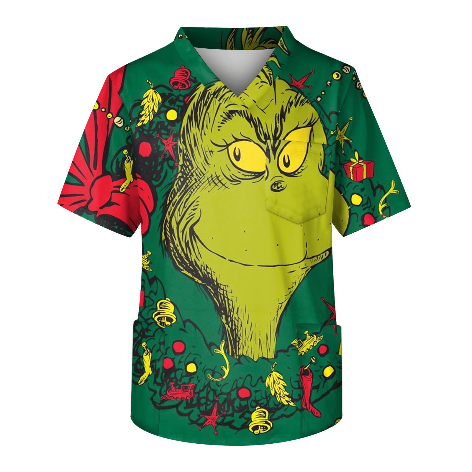 

Мужской топ с коротким рукавом, V-образным вырезом и принтом, нагрудным карманом M