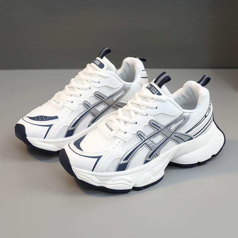 

[Customized] BL1802 new color matching casual mesh dad shoes 2025 autumn fashion breathable board shoes increase height 40