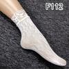 Women Retro Gothic Summer Lace Top Floral Fishnet Ankle Socks Lady Black Nylon Short Lace Stockings 23 Models Shoe Size 5-10