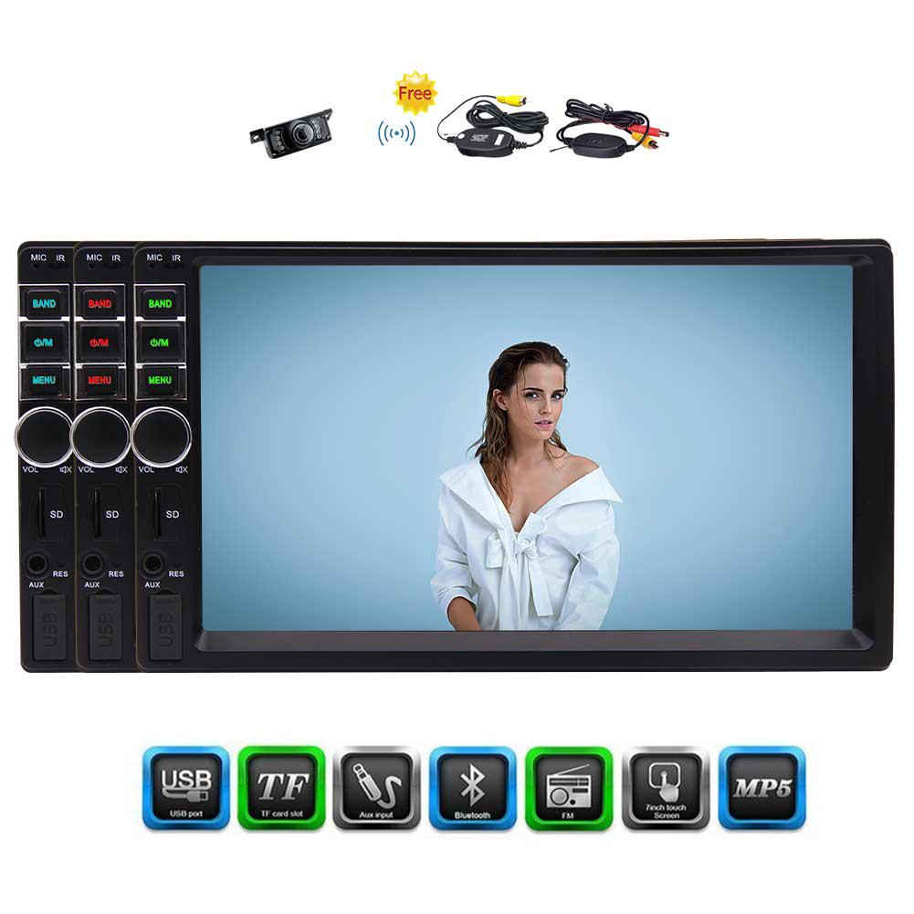Free Backup Camera Included Eincar Car Stereo Universal Double 2 Din Car Mp5 Player 7 Inch Screen
