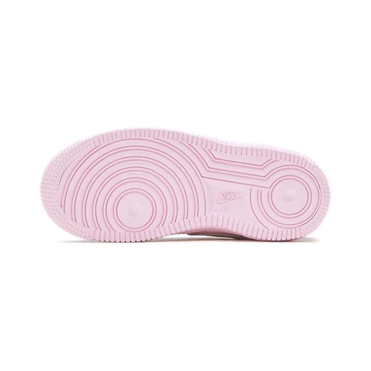 Nike Air Force 1 Comode Scarpe da Skateboard Basse Rosa Bianco Bambini Età 3 7 Anni CZ5900-100