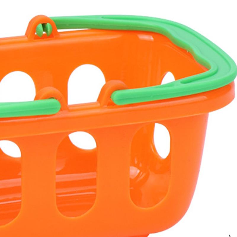 Doll House Supermarket Shopping Basket Simulation Mini Fruit And Vegetable Basket Doll House Accessories